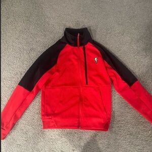 Nike Men's Red and Black Performance Jacket